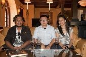 Ashish, Dibesh and Reji at Napa wine tasting