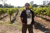Ashish at Napa Vineyards