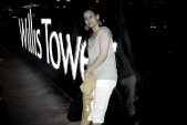 Reji outside the Willis Tower (Sears Tower)