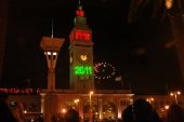 Fireworks at San Francisco, new year's eve 2011