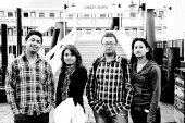 Umesh, Anupama, Dibesh and Reji at Sacramento old rail road